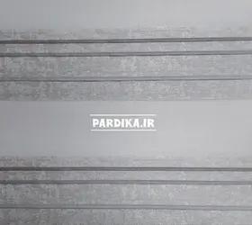 پرده زبرا _ طرح پلیسه_طوسی روشن S8000_01