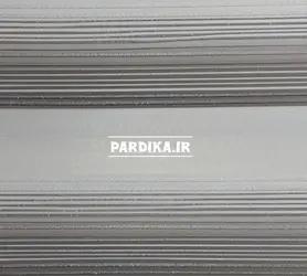 پرده زبرا _ طرح پلیسه_طوسی نقره ای S702