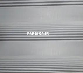 پرده زبرا _ طرح پلیسه_ طوسی روشن S147_10