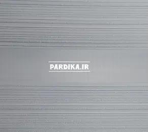 پرده زبرا _ طرح پلیسه_سفید نقره ای S701